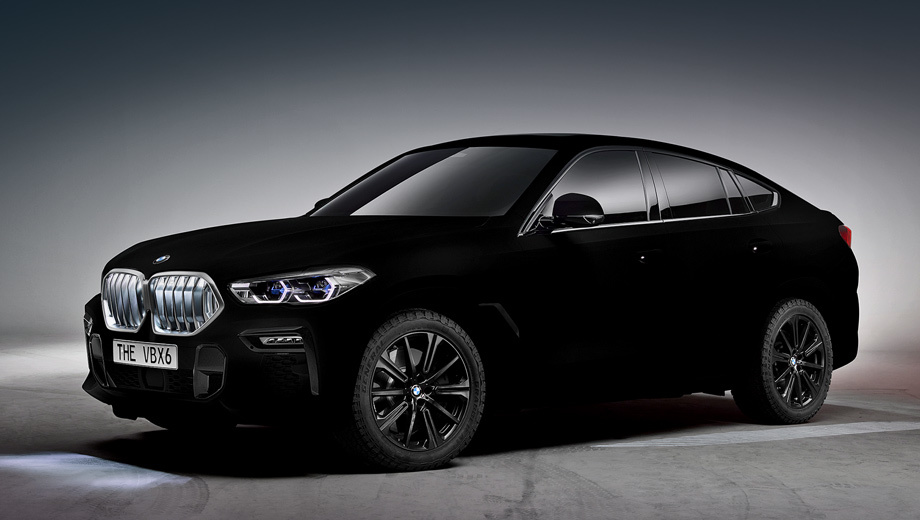 BMW демонстрирует X6 в Vantablack, самый черный из черных